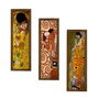 Wallity Cuadro Decorativo Gustav Klimt - Juego de 3 Piezas KZM393